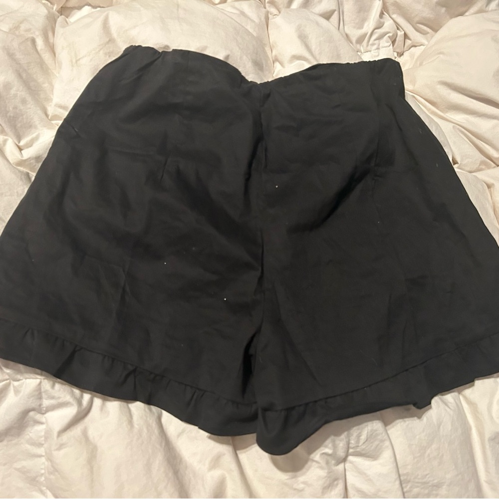 Black Women's High Waist Shorts